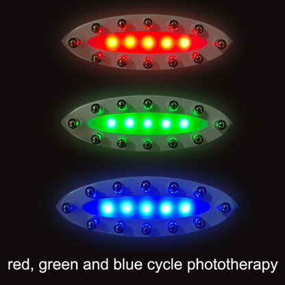 SM-2102 EMS Color Light Meridian Dredging Scraping Massager, White Gold, White Silver