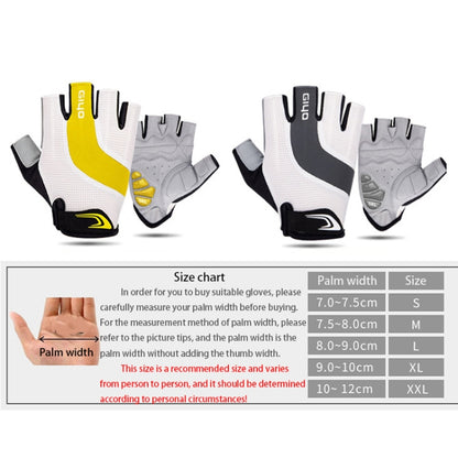 GIYO S-14 Bicycle Half Finger Gloves GEL Shock Absorbing Palm Pad Gloves