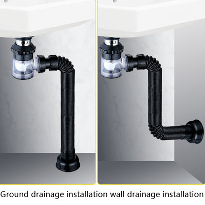 Household Deodorant Washbasin Water Pipe, Style: