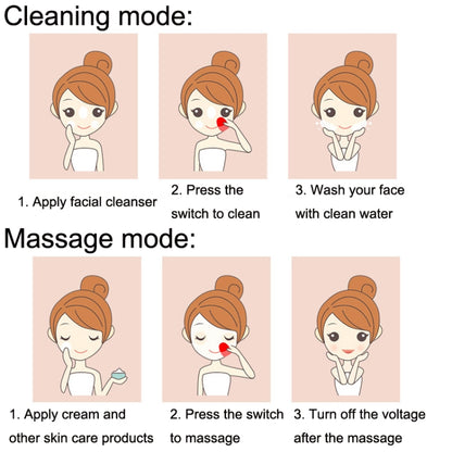 Mini Silicone Cleansing Instrument Washing Face Brush