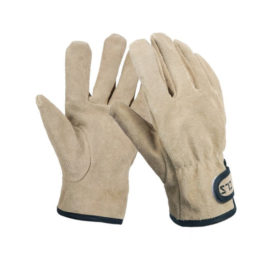 CLS Outdoor Cookout Barbecue Heat Resistant Protective Cowhide Gloves