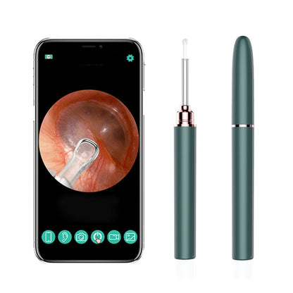 TES02 WIFI High-definition Intelligent Visual Ear Scoop, Dazzling Black, Silver White, Ink Green