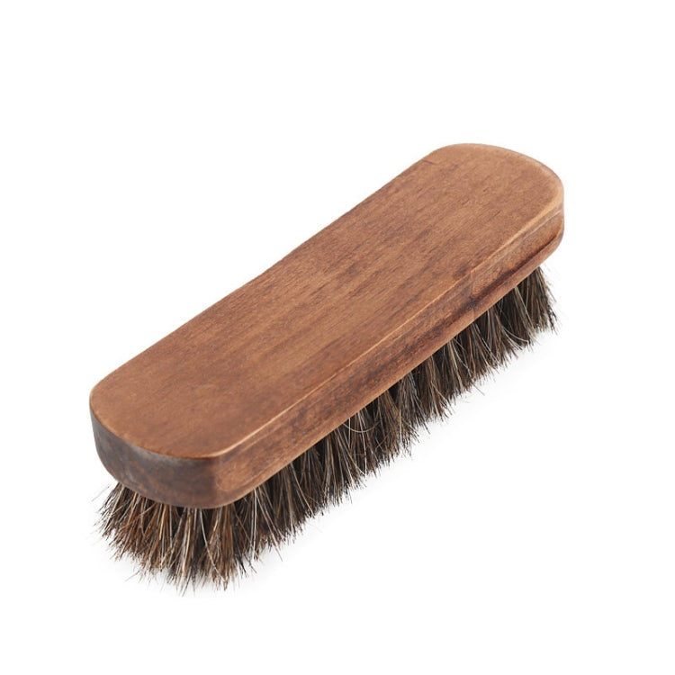 Horse Mane Shoes Brush Mahogany Brush Fur Shoes Cleaning And Dust Brush, Shoes Dust Brush