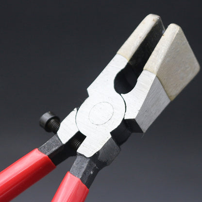 Glass Pliers Strong Pliers Tile Opener Breaking Pliers, Arc (8 Inch)
