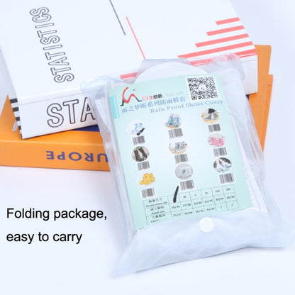 1 Pair Rainy Outdoor Anti-Skid Waterproof Shoe Cover Thickening Repetitive Use Shoe Cover, S, M, L, XL, XXL, XXXL