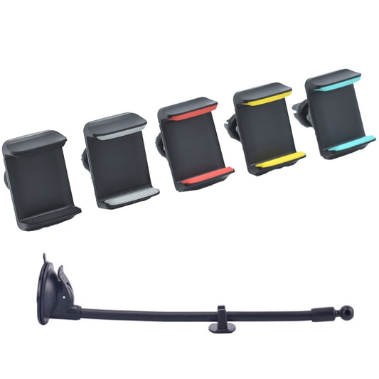 Suction Cup Long Soft Hose Windshield Car Mobile Phone Clip Bracket