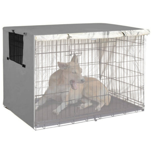 Oxford Cloth Pet Cage Cover Outdoor Furniture Dustproof Rainproof Sunscreen Cover, 63.5x48x50cm, 79x50.8x53cm, 94x61x63.5cm, 109x74x76cm, 124.5x79x84cm