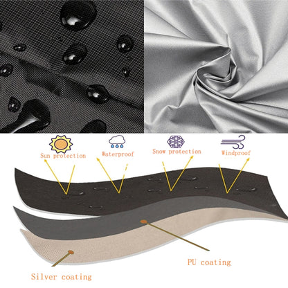 Oxford Cloth Pet Cage Cover Outdoor Furniture Dustproof Rainproof Sunscreen Cover, 63.5x48x50cm, 79x50.8x53cm, 94x61x63.5cm, 109x74x76cm, 124.5x79x84cm