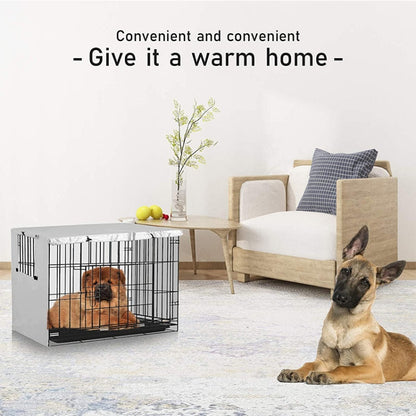 Oxford Cloth Pet Cage Cover Outdoor Furniture Dustproof Rainproof Sunscreen Cover, 63.5x48x50cm, 79x50.8x53cm, 94x61x63.5cm, 109x74x76cm, 124.5x79x84cm