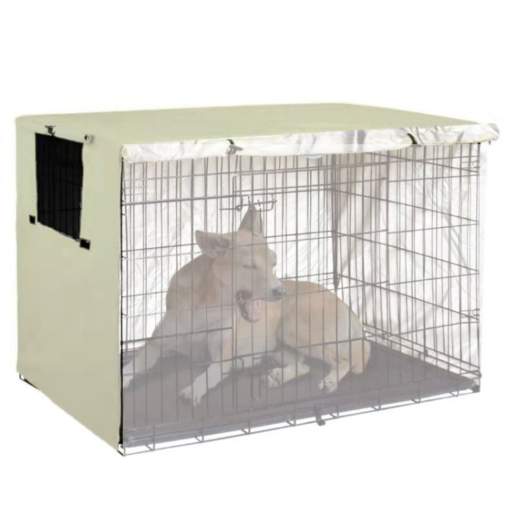 Oxford Cloth Pet Cage Cover Outdoor Furniture Dustproof Rainproof Sunscreen Cover, 63.5x48x50cm, 79x50.8x53cm, 94x61x63.5cm, 109x74x76cm, 124.5x79x84cm