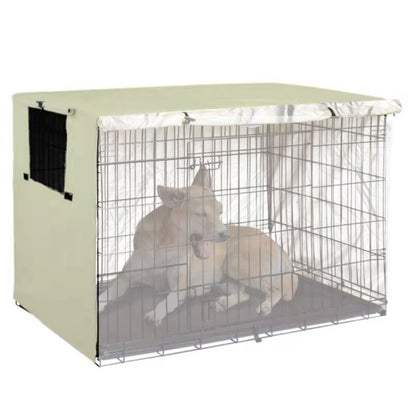 Oxford Cloth Pet Cage Cover Outdoor Furniture Dustproof Rainproof Sunscreen Cover, 63.5x48x50cm, 79x50.8x53cm, 94x61x63.5cm, 109x74x76cm, 124.5x79x84cm