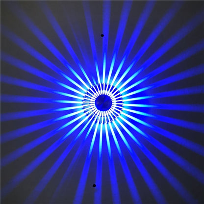 LED Aluminum Aisle Light Sunflower Corridor Lamp Decorative Light, Visible Installation 1W, Visible Installation 3W, Invisible Installation 1W, Invisible Installation 3W
