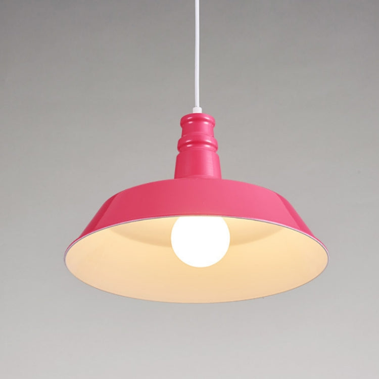 Bedroom Dining Bar Wrought Iron Single Head Chandelier, Without Bulb, 26cm (Black), 26cm (White), 26cm (Pink), 26cm (Yellow), 26cm (Blue), 26cm (Green), 26cm (Red), 36cm (Black), 36cm (White), 36cm (Pink), 36cm (Yellow), 36cm (Blue), 36cm (Green)������...