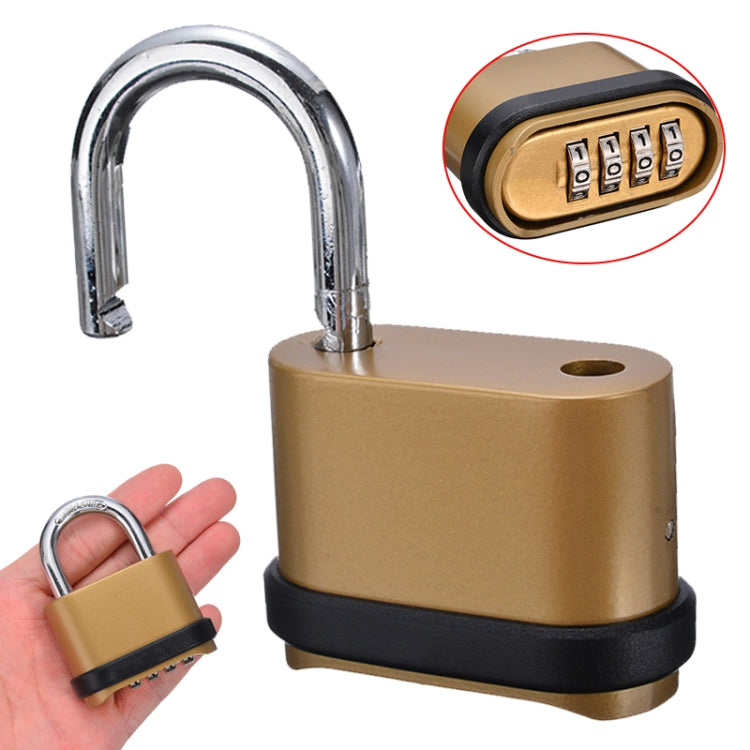Large 4-Bit Password Padlock Door Warehouse Anti-Theft Password Lock, 4-Bit Password Padlock