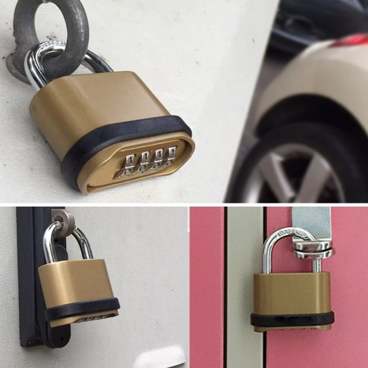 Large 4-Bit Password Padlock Door Warehouse Anti-Theft Password Lock, 4-Bit Password Padlock