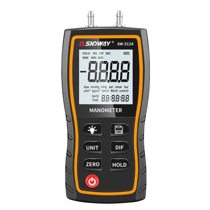 Digital Handheld Differential Pressure Gauge Negative Pressure Tester