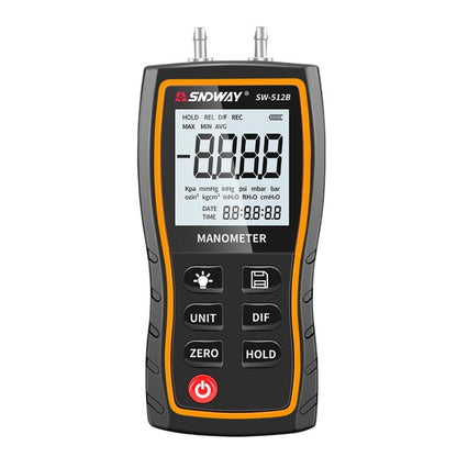 Digital Handheld Differential Pressure Gauge Negative Pressure Tester
