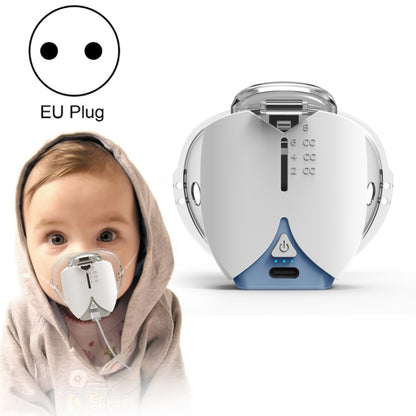 Hands-free Wearable Micro-mesh Nebulizer for Adults and Children ,Style:, With EU Plug