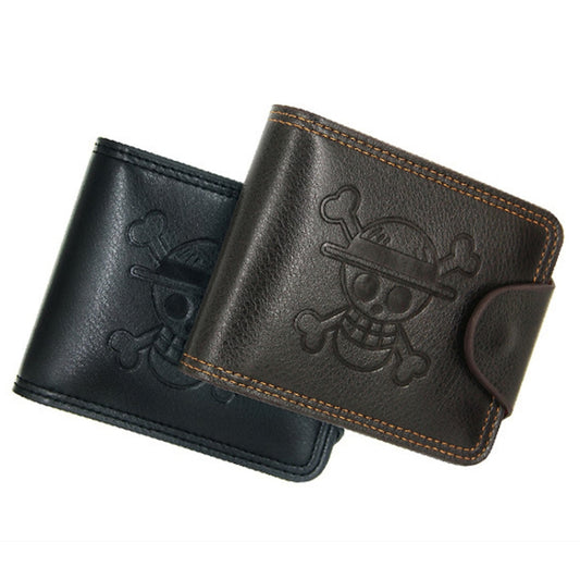 MenBense Men Multi-Card 2 Fold Short Wallet Carrying Card Case, Black, Brown