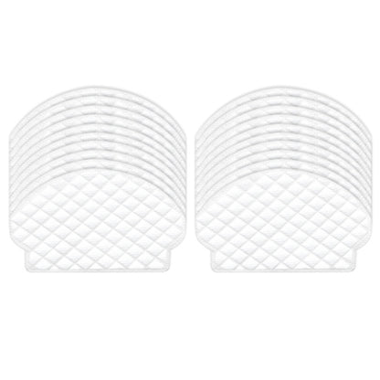 2pcs White Filter For ECOVACS OZMO 950 920 T5  DX55 DJ65 Vacuum Cleaner Accessories