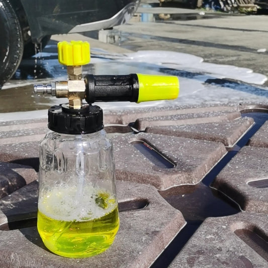 High Pressure Cleaning Machine 1/4 Quick Plug-In Joint Transparent Foam PA Pot, 1/4 Quick Plug-In Joint Foam PA Pot