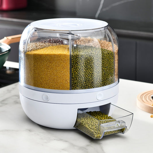 Kitchen Divider Rotating Cereal Storage Box