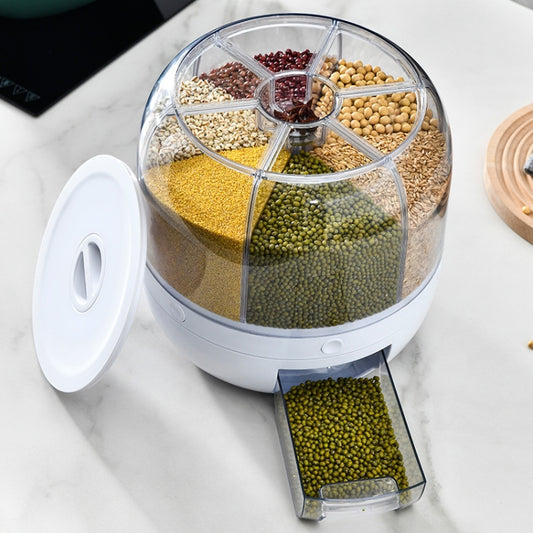 Kitchen Divider Rotating Cereal Storage Box