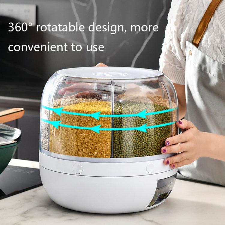 Kitchen Divider Rotating Cereal Storage Box