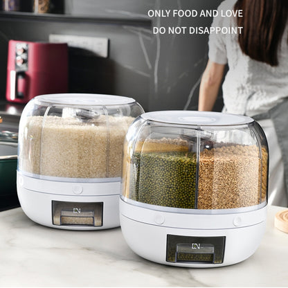 Kitchen Divider Rotating Cereal Storage Box
