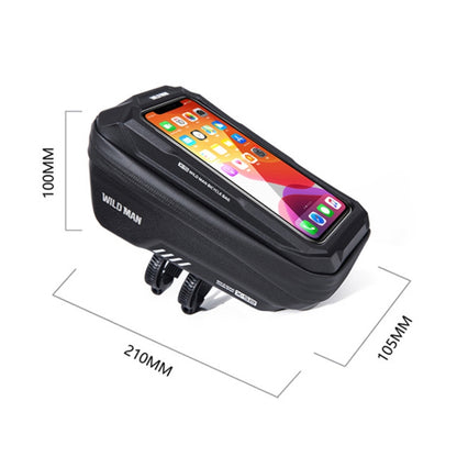 WILD MAN XS2 1L EVA Hard Shell Cycling Rainproof Bicycle Bag