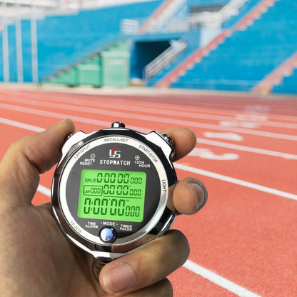 YS Running Training Stopwatch Timer Metal Luminous Stopwatch, Style: