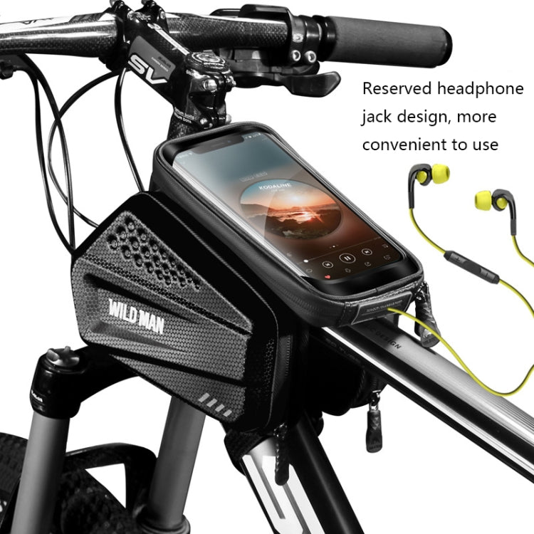 WILD MAN ES6 1.2L Multifunctional Bicycle Front Beam Bag