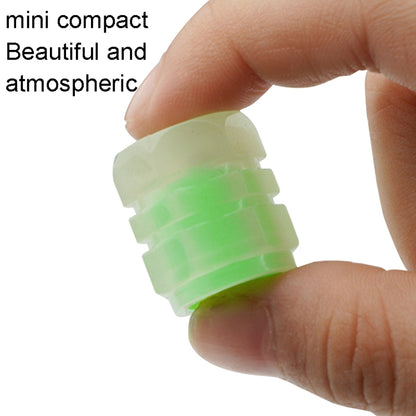 4pcs / Set Luminous Tire Valve Cap Electric Motorcycle Vacuum Tire Valve Cover, Style: Split Effect, 4pcs /Set Split Effect, 4pcs /Set One Effect