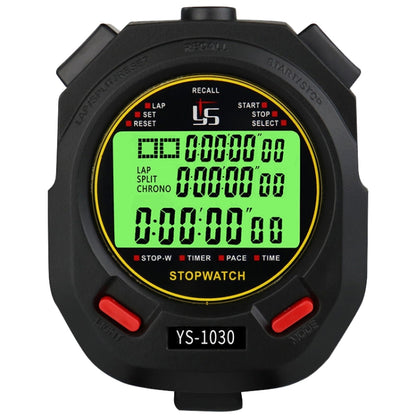 YS 3 Rows Display Luminous Stopwatch Timer Training Referee Stopwatch, Style: