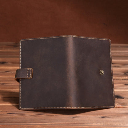 Leather Passport Holder Vintage Card Holder, SF053