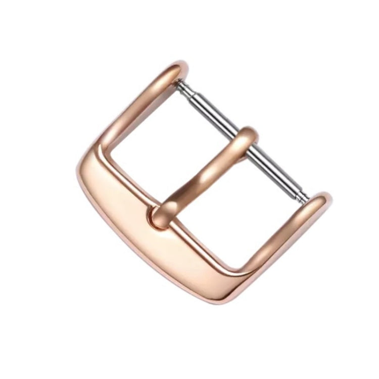 5pcs IP Plated Stainless Steel Pin Buckle Watch Accessories, Color: Silver 12mm, Silver 12mm, Silver 14mm, Silver 16mm, Silver 18mm, Silver 20mm, Rose Gold 12mm, Rose Gold 14mm, Rose Gold 16mm, Rose Gold 18mm, Rose Gold 20mm, Rose Gold 22mm, Gold 12mm�...