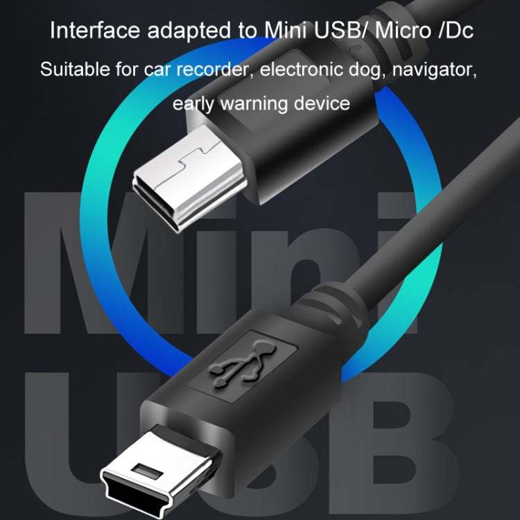 خط تخفيض جهد شحن السيارة USB من 12 فولت إلى 5 فولت لأداة الملاحة