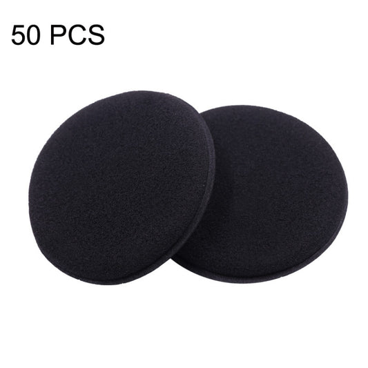 50 PCS Waxing Sponge Cars With Round Edge Car Washing Car Wax Maintenance Polished Sponge, 50 PCS Polished Sponge