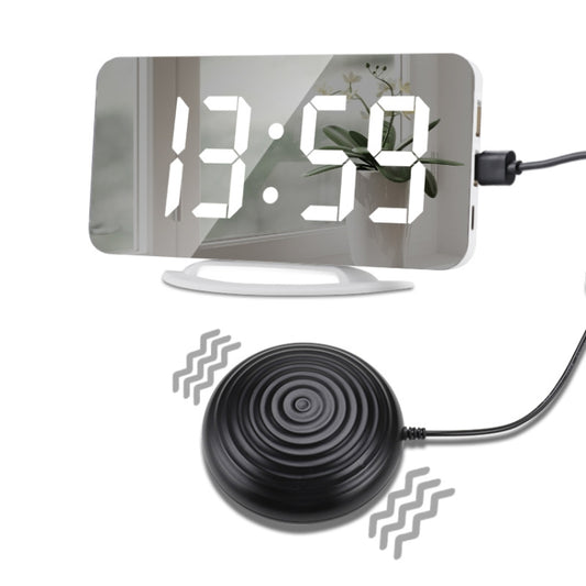 ساعة منبه USB متعددة الوظائف مزودة بخاصية الاهتزاز LED، TS-8202
