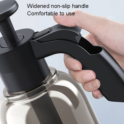 Car Washing Foam Spray Pot Home Handheld Gas Pressure Sprayer, Transparent Black
