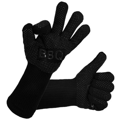 1 Pair High Temperature Resistant Silicone BBQ Gloves  Anti-Scalding Gloves
