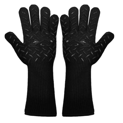 1 Pair High Temperature Resistant Silicone BBQ Gloves  Anti-Scalding Gloves