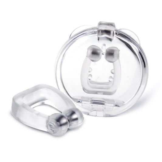 10 PCS Mini Portable Silicone Magnetic Anti-snoring Device, 10 PCS