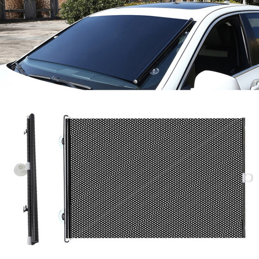 Suction Cup Car Shade Curtain Window Telescopic Roller Blind, Size: 50x125cm Silver Laser, 40x60cm Black Mesh, 40x125cm Black Mesh, 45x125cm Silver Lyser, 40x60cm Silver Lyser, 40x125cm Silver Lyser, 50x125cm Silver Laser, 45x125cm Black Mesh����������...