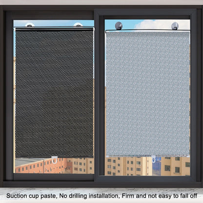 Suction Cup Car Shade Curtain Window Telescopic Roller Blind, Size: 50x125cm Silver Laser, 40x60cm Black Mesh, 40x125cm Black Mesh, 45x125cm Silver Lyser, 40x60cm Silver Lyser, 40x125cm Silver Lyser, 50x125cm Silver Laser, 45x125cm Black Mesh����������...