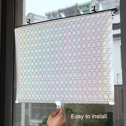 Suction Cup Car Shade Curtain Window Telescopic Roller Blind, Size: 50x125cm Silver Laser, 40x60cm Black Mesh, 40x125cm Black Mesh, 45x125cm Silver Lyser, 40x60cm Silver Lyser, 40x125cm Silver Lyser, 50x125cm Silver Laser, 45x125cm Black Mesh����������...