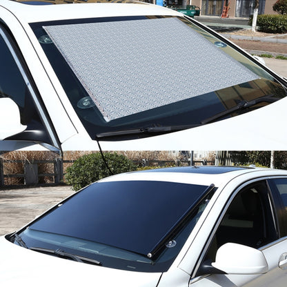 Suction Cup Car Shade Curtain Window Telescopic Roller Blind, Size: 50x125cm Silver Laser, 40x60cm Black Mesh, 40x125cm Black Mesh, 45x125cm Silver Lyser, 40x60cm Silver Lyser, 40x125cm Silver Lyser, 50x125cm Silver Laser, 45x125cm Black Mesh����������...