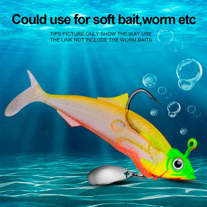 Lead Material Fish Shape Anti-hanging Bottom Hook