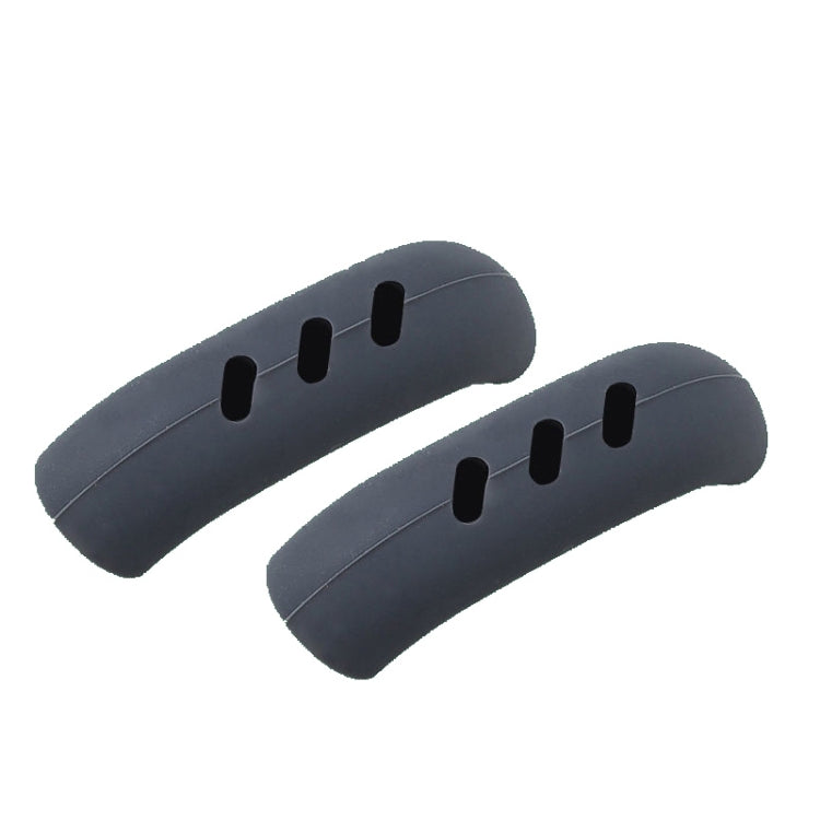 1 Pair Silicone Pot Handle Insulation Cover Iron Pot Handle Cover, Light Green, Simple Gray, Red