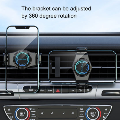 15W Mini Car Wireless Charger Phone Smart Sensing Holder